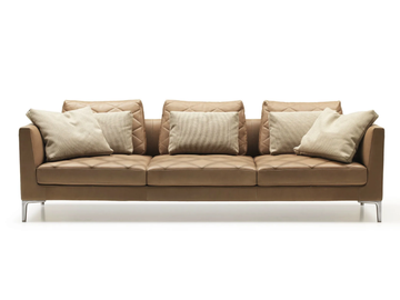 DS-48 - 3 seater leather sofa by de Sede - view 2